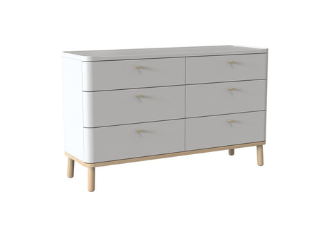 Inga Wide Chest of 6 Drawers
