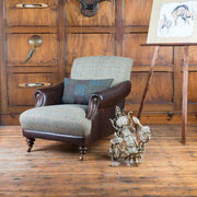 Tetrad Taransay Harris Tweed & Leather Gents Chair
