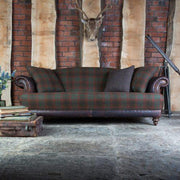 Tetrad Taransay Harris Tweed & Leather  Petit Sofa