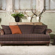Tetrad Taransay Harris Tweed & Leather  Petit Sofa