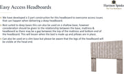 Harrison Chicago Easy Access Deep Headboard