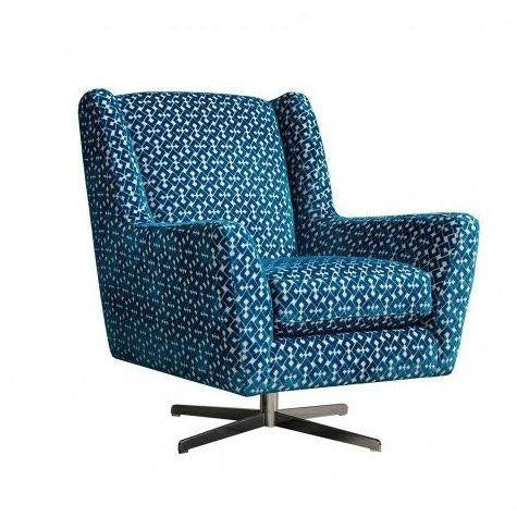 Oscar Fabric Swivel Accent Chair