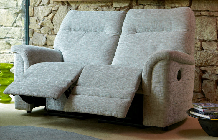 Parker Knoll Hudson Fabric 2 Seater Recliner Sofa