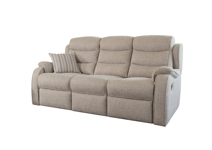 Parker Knoll Michigan Fabric 3 Seat Recliner Sofa