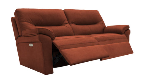 G Plan Seattle Fabric 3 Seater Recliner Sofa