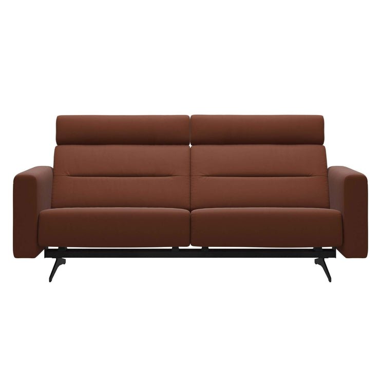 Stressless Quick Delivery Stock - Stella 2.5 Seater with S2 Arm in Paloma Copper with Matt Black Legs