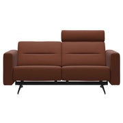 Stressless Quick Delivery Stock - Stella 2 Seater with S2 Arm in Paloma Copper with Matt Black Feet