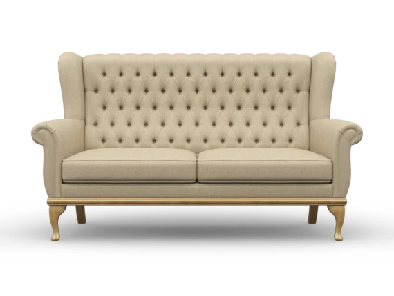 Wood Bros Watton Harris Tweed Compact 3 Seat Sofa